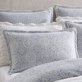 Eternity Petrol Quilt Cover Set by Private Collection