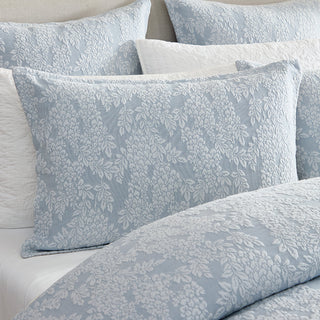 Garden Veil Chambray Quilt Cover Set by Private Collection