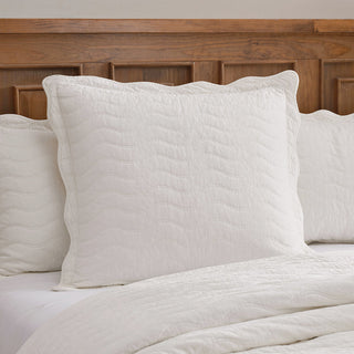 Indiana Ivory European Pillowcase by Private Collection