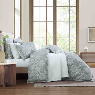 Julieta Thyme Quilt Cover Set by Private Collection