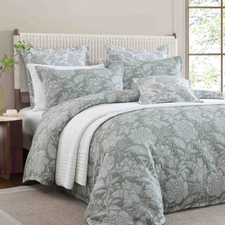 Julieta Thyme Quilt Cover Set by Private Collection