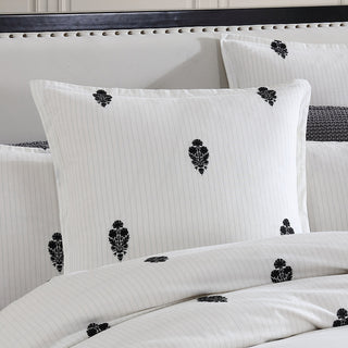 Khari Charcoal Square Cushion by Private Collection