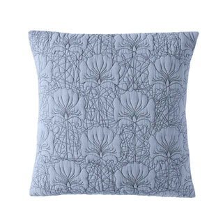Lilian Denim European Sham by Private Collection