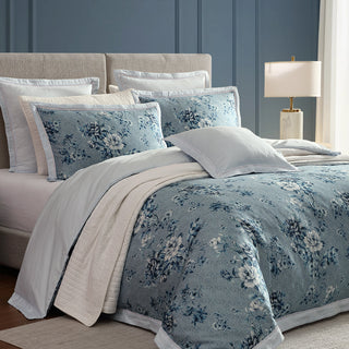 Liyana Blue Quilt Cover Set by Private Collection