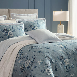 Liyana Blue Square Cushion by Private Collection