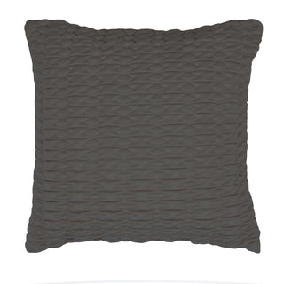 Loxton Charcoal Square Cushion by Private Collection