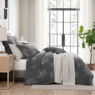 Maisey Charcoal Quilt Cover Set by Private Collection