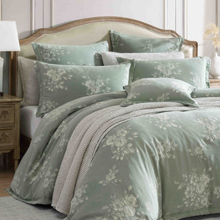 Maisey Moss Quilt Cover Set by Private Collection