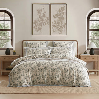 Perpetua Natural Quilt Cover Set by Private Collection