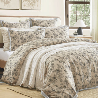 Perpetua Natural Quilt Cover Set by Private Collection