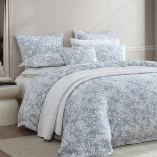 Quinn Denim Quilt Cover Set by Private Collection