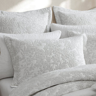 Quinn Silver Quilt Cover Set by Private Collection