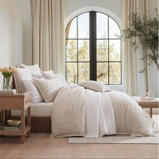 Savanna Natural Quilt Cover Set by Private Collection
