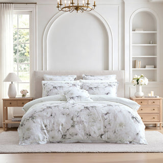 Sonnet White Quilt Cover Set by Private Collection