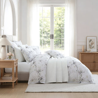 Sonnet White Quilt Cover Set by Private Collection