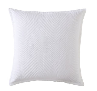Viva White European Pillowcase by Private Collection
