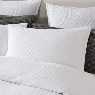 Viva White Quilt Cover Set by Private Collection