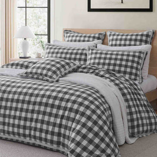 Waverley Charcoal Quilt Cover Set by Private Collection