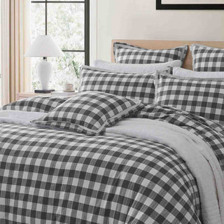 Waverley Charcoal Square Cushion by Private Collection