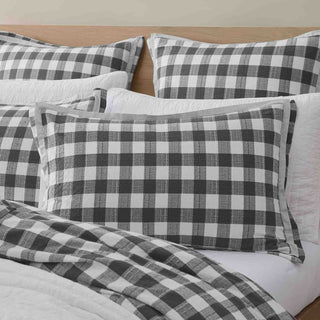 Waverley Charcoal Quilt Cover Set by Private Collection