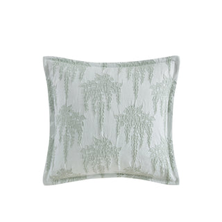 Wisteria Sage European Pillowcase by Private Collection