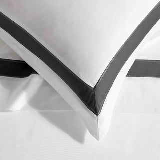 Bentley Charcoal European Pillowcase by Private Collection