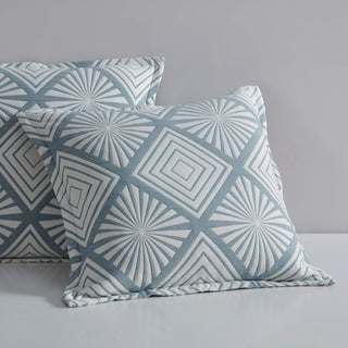 Alchemy Aegean European Pillowcase by Logan and Mason Platinum