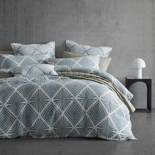 Alchemy Aegean Quilt Cover Set by Logan and Mason Platinum