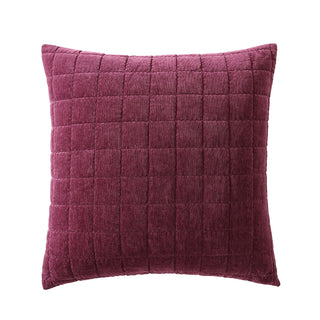 Apollo Plum European Pillowcase by Logan and Mason Platinum