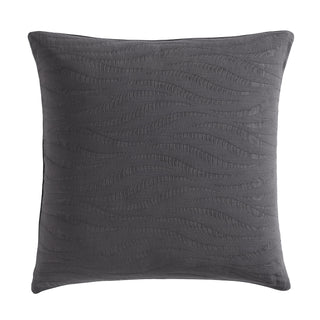 Ariel Charcoal European Pillowcase by Logan and Mason Platinum