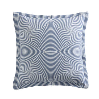 Arlo Slate European Pillowcase by Logan and Mason Platinum