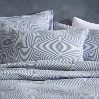 Arlo Slate Quilt Cover Set by Logan and Mason Platinum