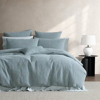 Axis Aegean Quilt Cover Set by Logan and Mason Platinum