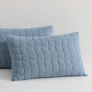 Cascade Slate Coverlet Set by Logan and Mason Platinum