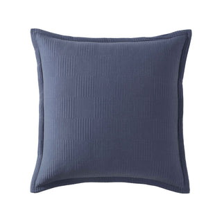 Caspian Indigo European Pillowcase by Logan and Mason Platinum