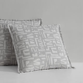 Cyprus Charcoal European Pillowcase by Logan and Mason Platinum