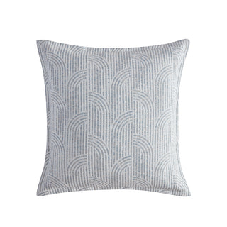 Fresco Slate European Pillowcase by Logan and Mason Platinum
