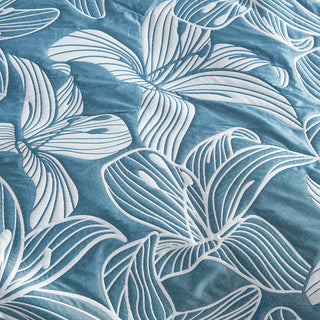 Grace Aegean Quilt Cover Set by Logan and Mason Platinum