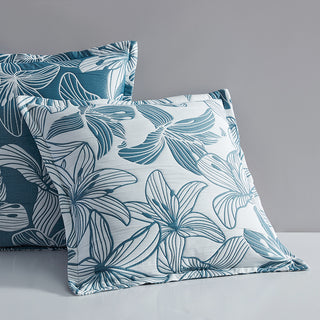 Grace Aegean European Pillowcase by Logan and Mason Platinum