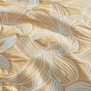 Grace Mustard Quilt Cover Set by Logan and Mason Platinum