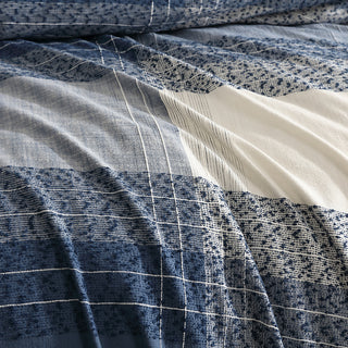 Heritage Slate Quilt Cover Set by Logan and Mason Platinum