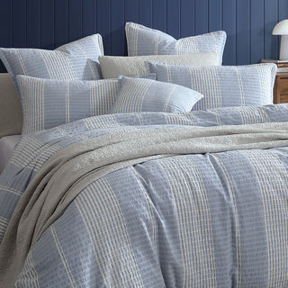 Hurley Slate Quilt Cover Set by Logan and Mason Platinum