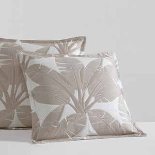 Lagos Stone European Pillowcase by Logan and Mason Platinum