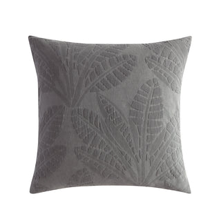 Moana CharcoalEuropean Pillowcase by Logan and Mason Platinum