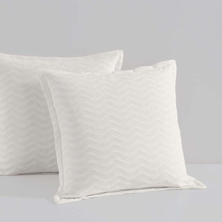 Pacific Ivory European Pillowcase by Logan and Mason Platinum