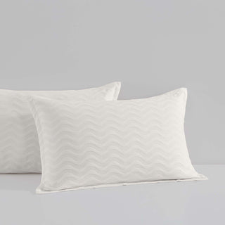 Pacific Ivory Quilt Cover Set by Logan and Mason Platinum