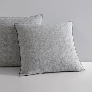 Remington Black European Pillowcase by Logan and Mason Platinum
