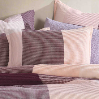 Sadie Blush Quilt Cover Set by Logan and Mason Platinum