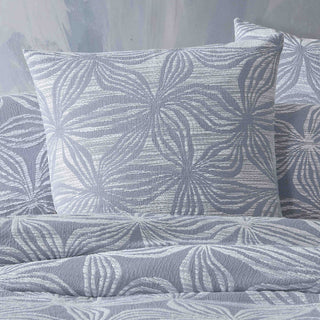 Skylar Slate European Pillowcase by Logan and Mason Platinum