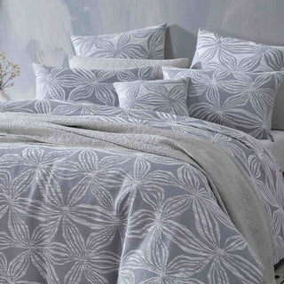 Skylar Slate Quilt Cover Set by Logan and Mason Platinum